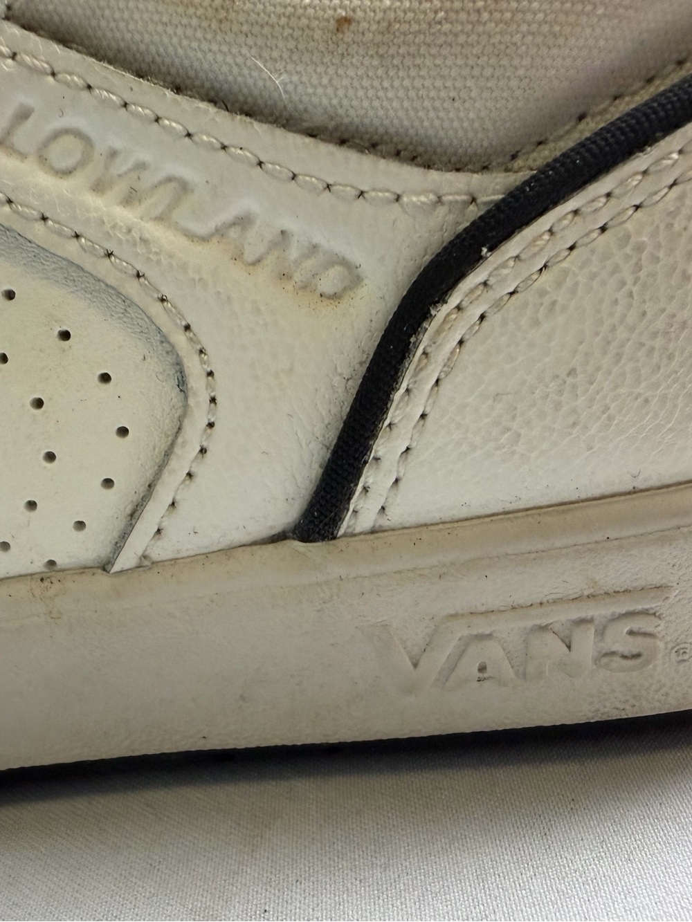 Vans Lowland Comfy Cush Sneakers white purple women’s 10.5 - Picture 6 of 9